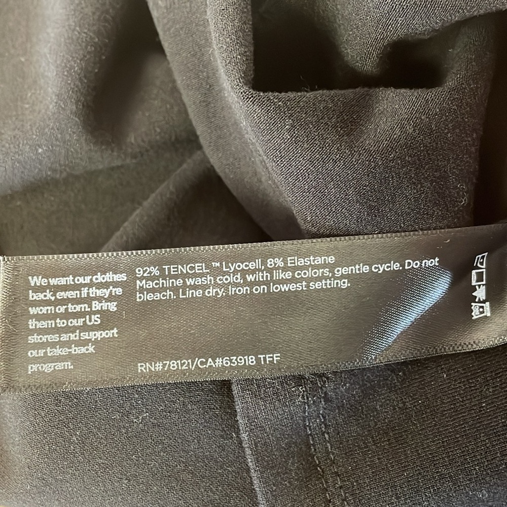 Eileen Fisher Stretch Jersey Knit Tie-Front Sleeveless Dress women’s size S - Picture 10 of 14